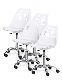 Evo-кids Комплект (4шт) детское кресло Evo-Kids Indigo White (арт H-232 W/W -Х4)