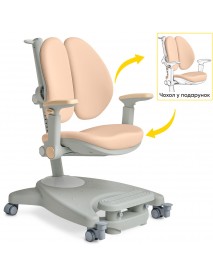 Mealux Детское кресло Mealux Supra Duo Plus Peach (арт.Y-116 PG)